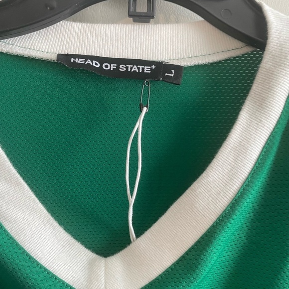 HEAD OF STATE Green Home & Away Long Sleeve T-Shirt - Picture 6 of 7